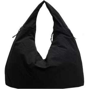 Slouchy Tote Bag for Women Black